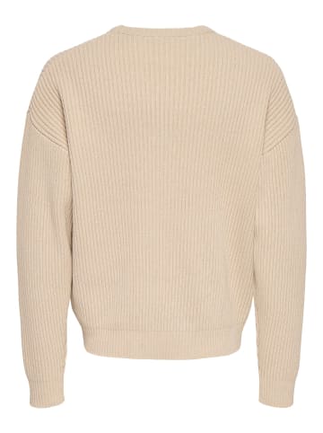 ONLY & SONS Strickpullover in Oatmeal 1