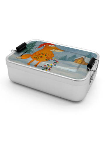 Mr. & Mrs. Panda Lunchbox Fuchs Weihnachten Design ohne Spruch in Weiß