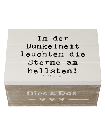 Mr. & Mrs. Panda Schatulle Spruch Angst vor Dunkelheit überwinde... in Weiß