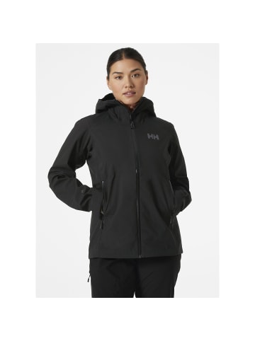 Helly Hansen W VERGLAS 3L SHELL JACKET in Schwarz
