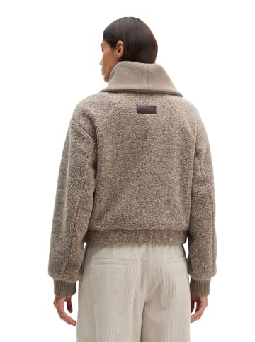 Marc O'Polo Teddy-Blouson regular in Stone Taupe Melange