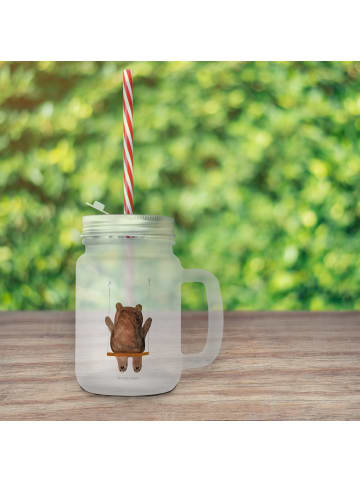 Mr. & Mrs. Panda Glas Bär Schaukel ohne Spruch in Transparent