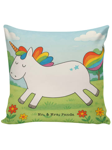 Mr. & Mrs. Panda kuschelkissen 40x40 Einhorn Happy Design ohne S... in Weiß