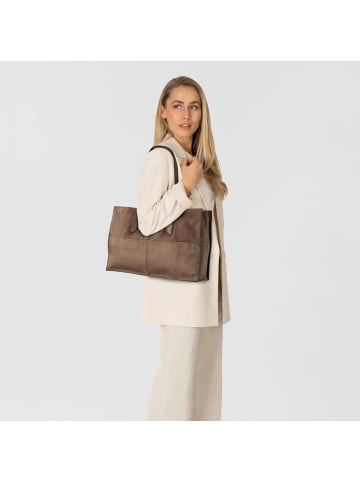 LIEBESKIND BERLIN Amy Shopper Tasche L 43 cm in neutral grey