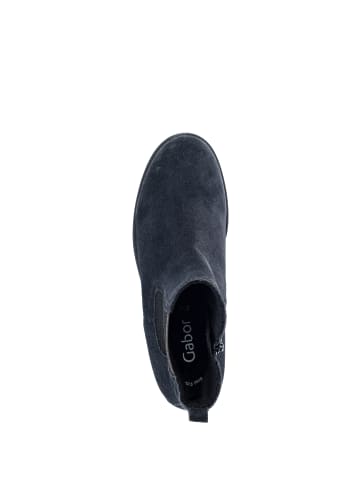 Gabor Fashion Chelsea Boots in blau