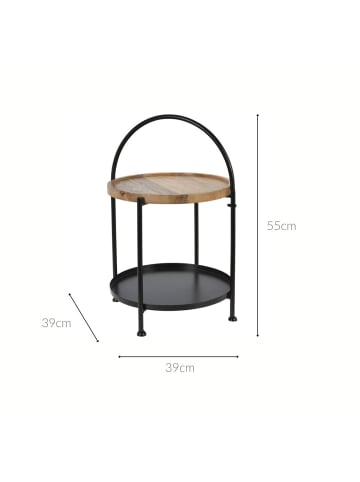 Home&Styling Collection Couchtisch in schwarz