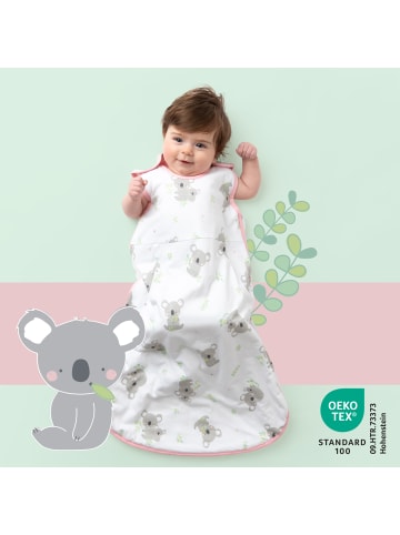 Schlummersack Babyschlafsack, 1.0 TOG in Rosa-Weiß