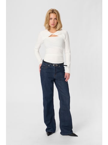My Essential Wardrobe Langarm-Shirt BustaMW Slim fit in Snow White