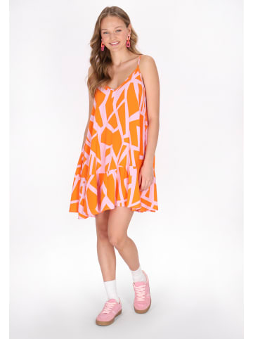 myMo Women Dress in orange pink