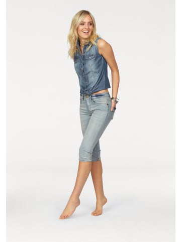 ARIZONA Caprijeans in blue bleached