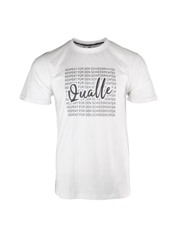 Qualle Freizeitshirt 100% Respekt in Weiß