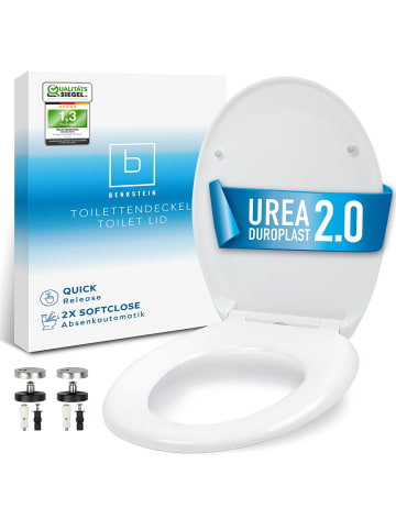 Benkstein WC-Sitz Oval weiß  Weiß