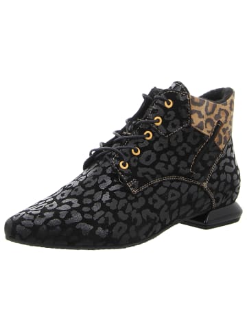 SIMEN Schnürstiefelette in schwarz