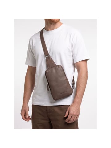 The Chesterfield Brand Isley Sling Bag Leder 25.5 cm dark taupe