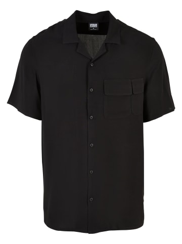Urban Classics Urban Classics Herren Viscose Camp Shirt in black