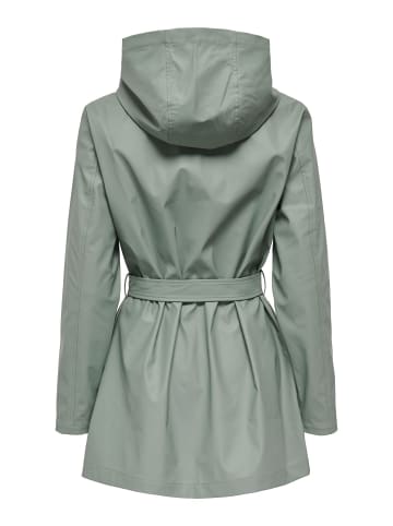 ONLY Regenmantel in Agave Green