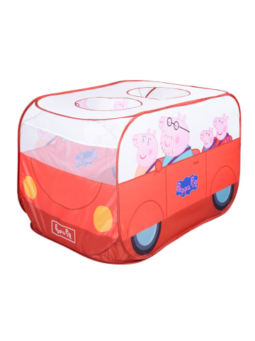 roba Pop-Up Spielzelt Peppa Pig - mit automatischer Klappfunktion - Rot / Weiß