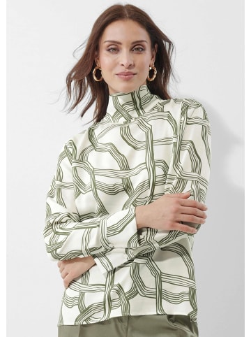 Alba Moda Bluse in ecru / oliv