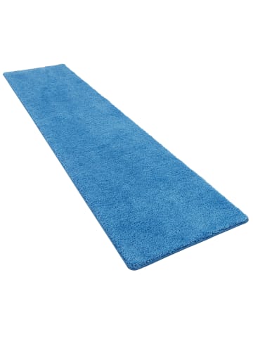 Snapstyle Hochflor Shaggy Läufer Teppich Palace in Blau