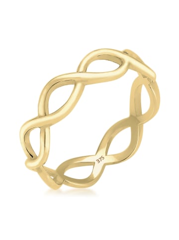 Elli Ring 375 Gelbgold Infinity, Knoten, Twisted in Gold