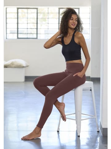 Vivance Leggings in rot braun