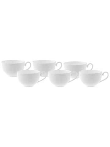 Villeroy & Boch 6er Set Café au lait Royal 400 ml in weiß