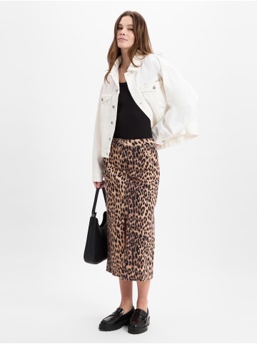 Marie Lund Rock in camel schwarz