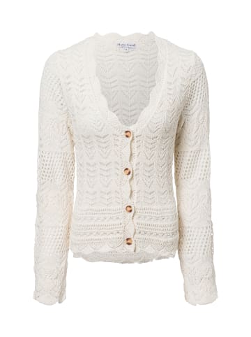 Marie Lund Strickjacke in ecru - 0001