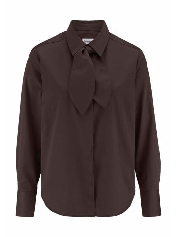 Hessnatur Hessnatur Bluse Relaxed aus reiner Bio-Baumwolle in kakao braun