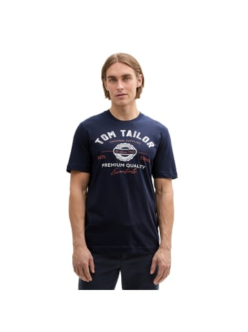 Tom Tailor T-Shirt 1er Pack in Blau