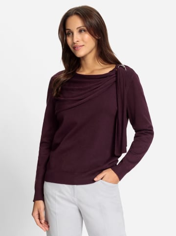 WITT WEIDEN Feinstrickpullover in burgund