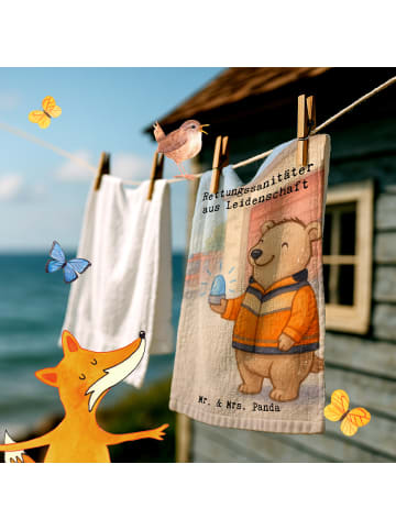 Mr. & Mrs. Panda Handtuch Rettungssanitäter Leidenschaft Design ... in Weiß