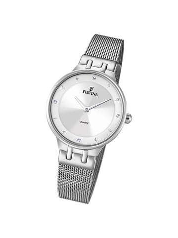 Festina Analog-Armbanduhr Festina Mademoiselle silber mittel (ca. 31mm)