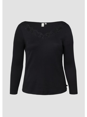 QS T-Shirt in 9999_schwarz