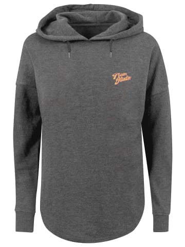 F4NT4STIC Oversized Hoodie Plain Studio Typo in charcoal