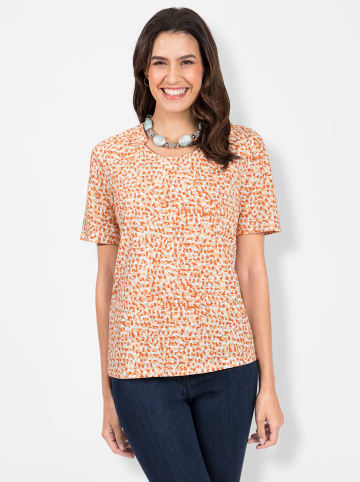 WITT WEIDEN Print-Shirt in apricot-bedruckt