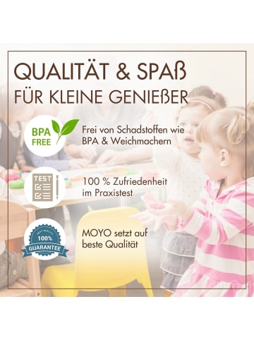 Räuberella Brotdose für Kindergarten und Grundschule in Rosé - 22 x 16cm