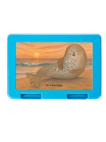 Mr. & Mrs. Panda Snackbox Robbe Lachen Design ohne Spruch in Weiß