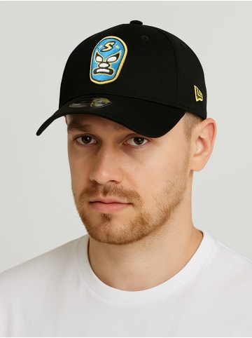 NEW ERA Sacramento Rivercats Cap mit Sticklogo und gebogenem Schirm in Schwarz