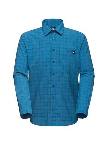 Mammut Lenni Longsleeve Shirt Men in Royal Blau3151