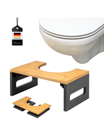 eluno Toilettenhocker ca. 43,5 x 18,5 x 28 cm (B/H/T)