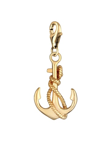 Nenalina Charm 925 Sterling Silber Anker in Gold