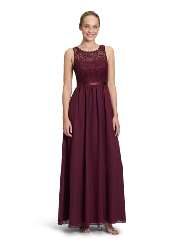 Vera Mont Abendkleid mit Spitze in Deep Dahlia