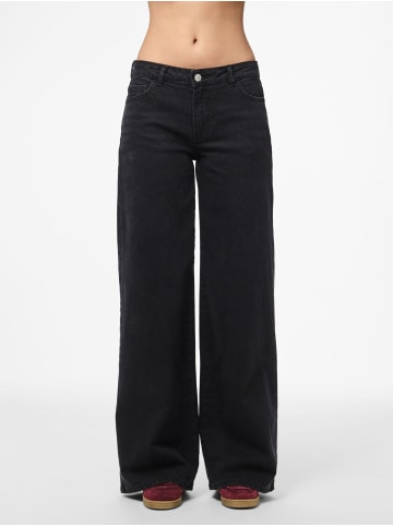 Pieces Wide Fit Jeans in Black Denim