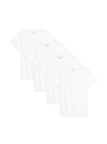 DANISH ENDURANCE T-Shirt Basic V-Neck in weiß