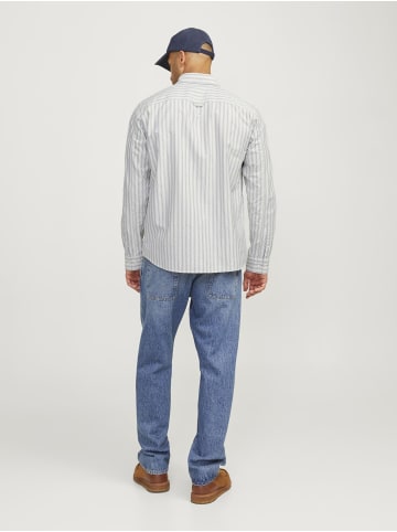 Jack & Jones Gestreiftes Hemd in Egret 2