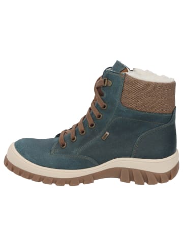 Däumling Schnürstiefel Yachi in blau