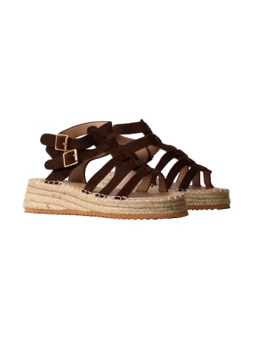 Joia Sandalen mit Riemchen Braun
