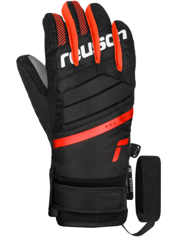 Reusch Fingerhandschuhe Warrior R-TEX® XT Junior in 7810 black/white/fluo red
