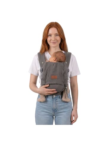 Schmusewolke Aurora Silvergrey - Babytrage aus Musselin